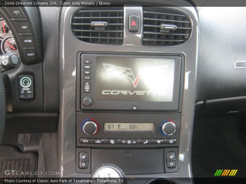 Cyber Gray Metallic / Ebony 2009 Chevrolet Corvette Z06