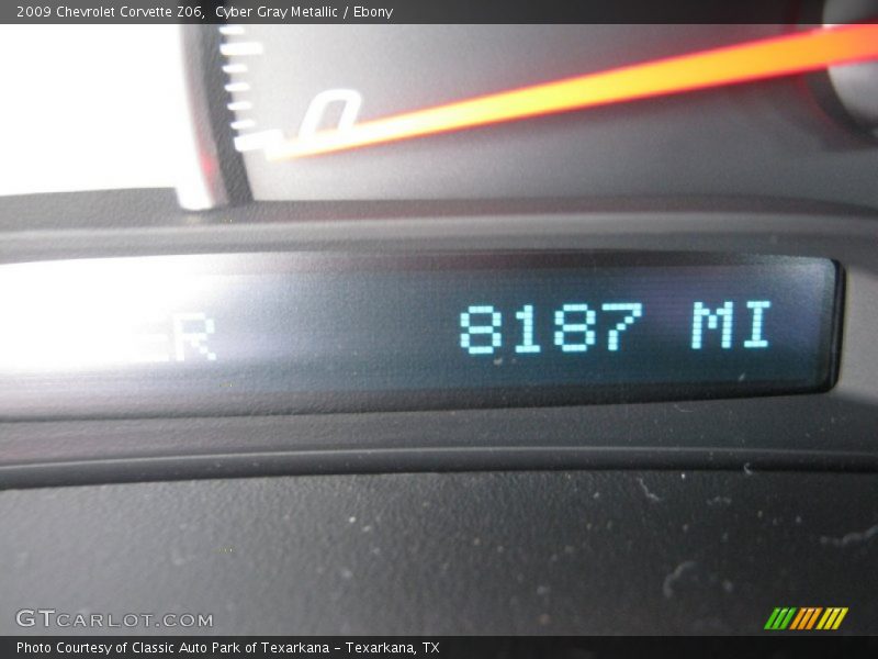 Cyber Gray Metallic / Ebony 2009 Chevrolet Corvette Z06