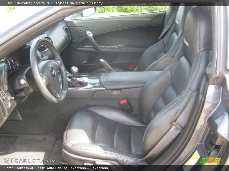 Cyber Gray Metallic / Ebony 2009 Chevrolet Corvette Z06