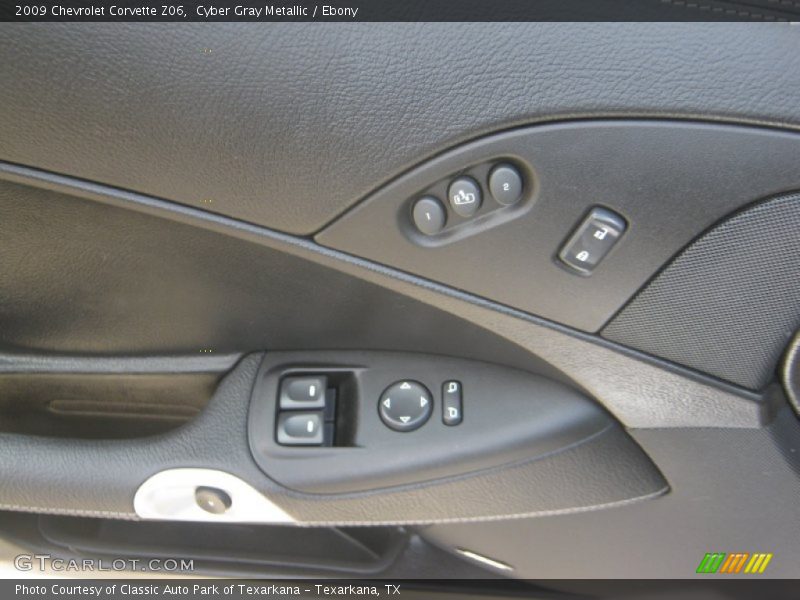 Cyber Gray Metallic / Ebony 2009 Chevrolet Corvette Z06