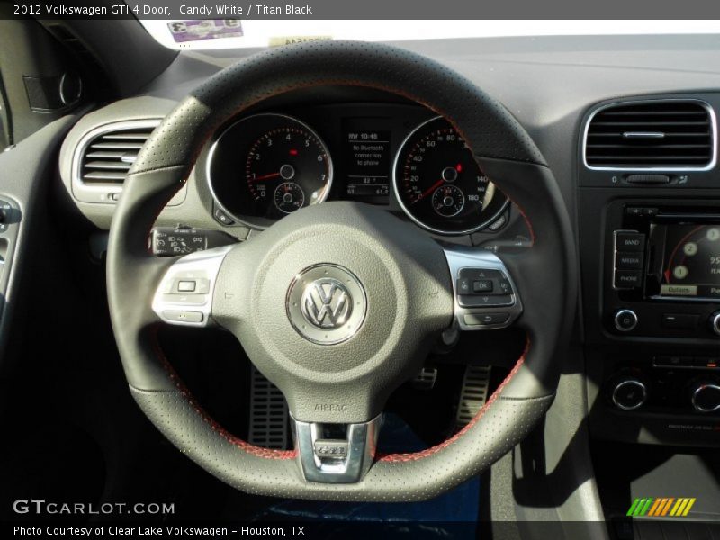 Candy White / Titan Black 2012 Volkswagen GTI 4 Door
