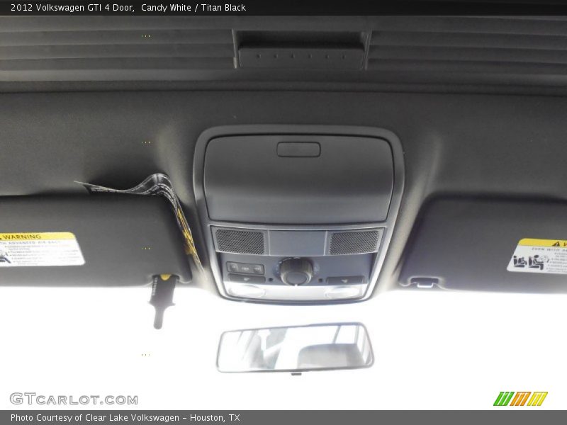 Candy White / Titan Black 2012 Volkswagen GTI 4 Door