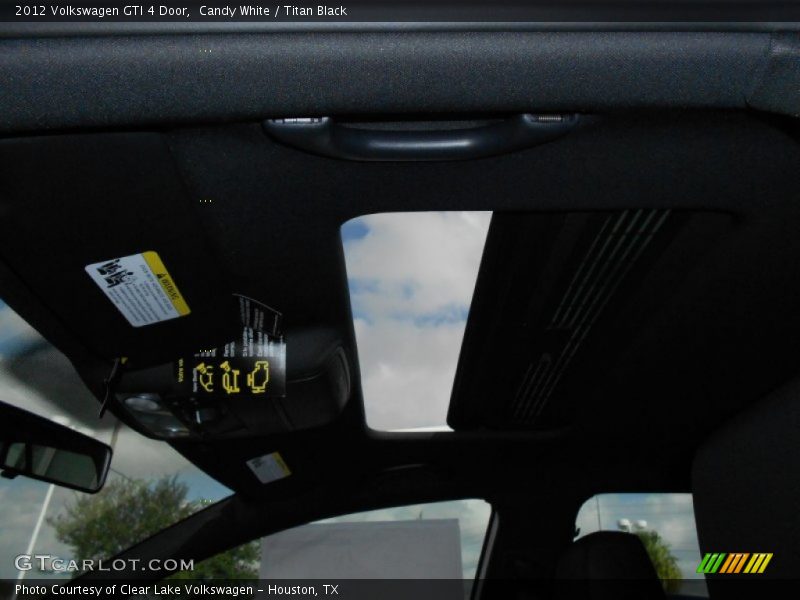 Candy White / Titan Black 2012 Volkswagen GTI 4 Door