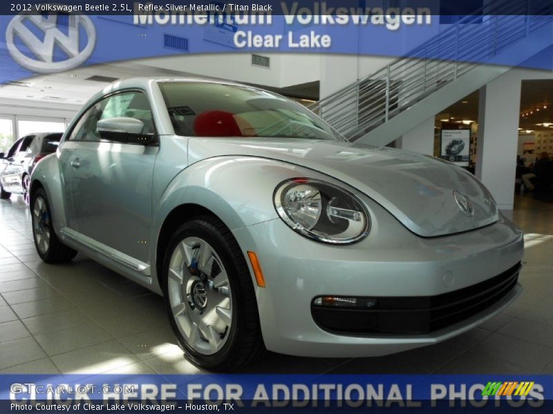 Reflex Silver Metallic / Titan Black 2012 Volkswagen Beetle 2.5L