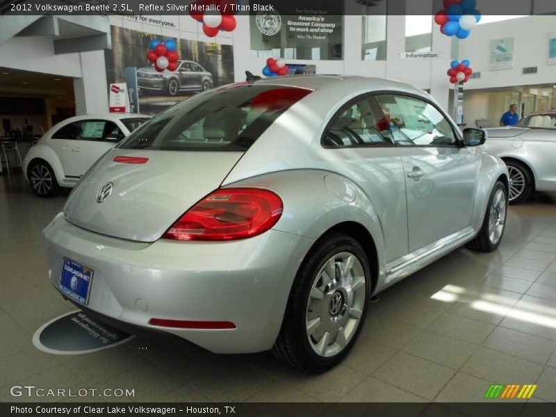 Reflex Silver Metallic / Titan Black 2012 Volkswagen Beetle 2.5L