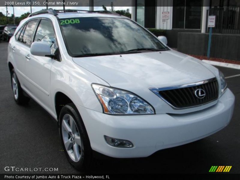 Crystal White / Ivory 2008 Lexus RX 350