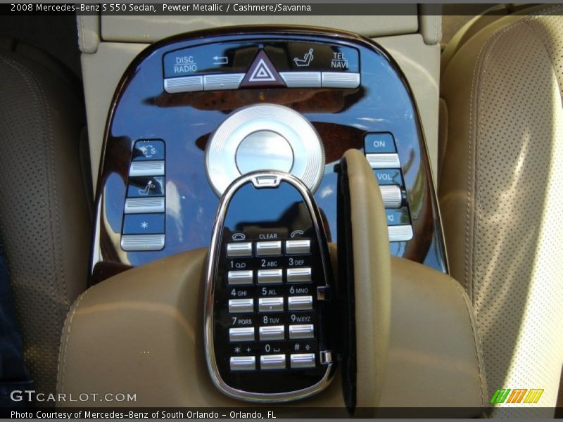 Pewter Metallic / Cashmere/Savanna 2008 Mercedes-Benz S 550 Sedan