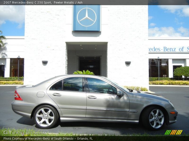 Pewter Metallic / Ash 2007 Mercedes-Benz C 230 Sport