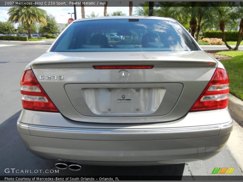 Pewter Metallic / Ash 2007 Mercedes-Benz C 230 Sport