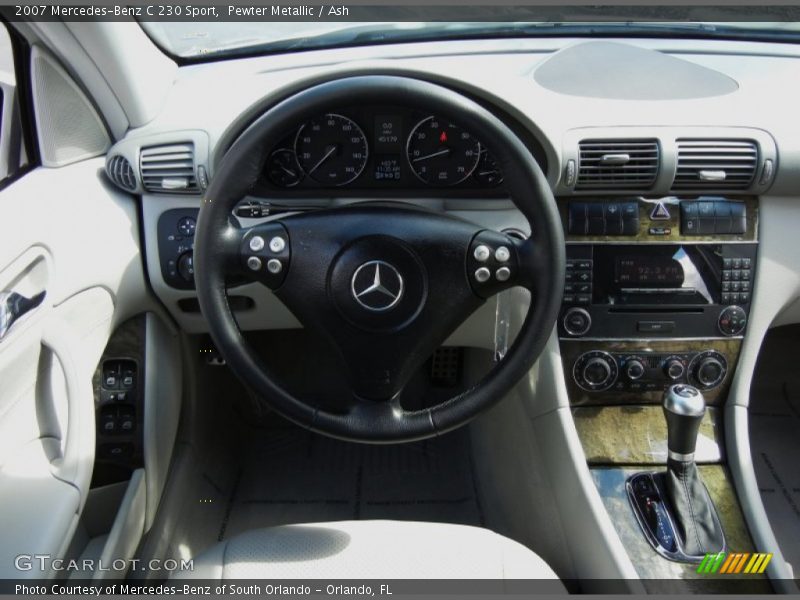 Pewter Metallic / Ash 2007 Mercedes-Benz C 230 Sport