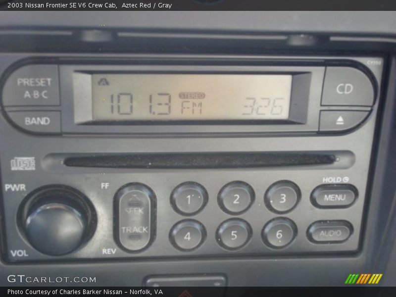 Aztec Red / Gray 2003 Nissan Frontier SE V6 Crew Cab