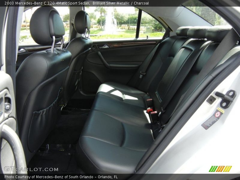Brilliant Silver Metallic / Charcoal 2003 Mercedes-Benz C 320 4Matic Sport Sedan