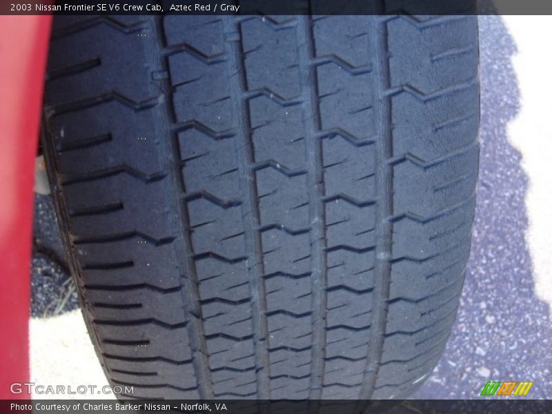 Aztec Red / Gray 2003 Nissan Frontier SE V6 Crew Cab