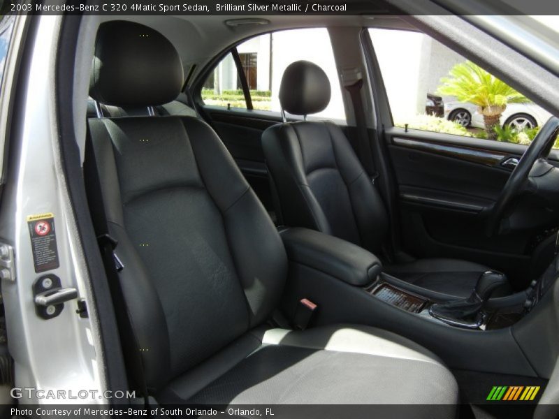 Brilliant Silver Metallic / Charcoal 2003 Mercedes-Benz C 320 4Matic Sport Sedan