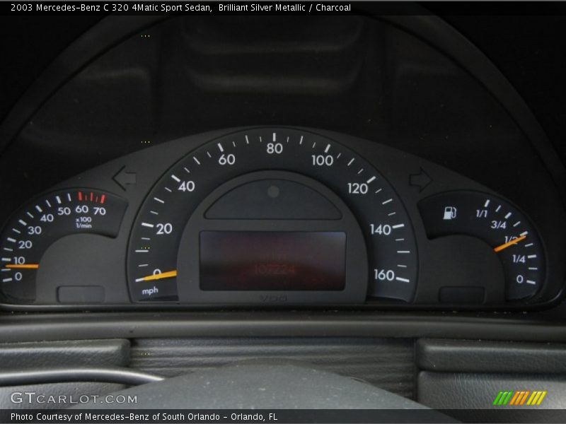 2003 C 320 4Matic Sport Sedan 320 4Matic Sport Sedan Gauges