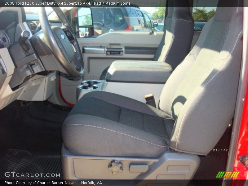  2008 F250 Super Duty FX4 SuperCab 4x4 Medium Stone Interior