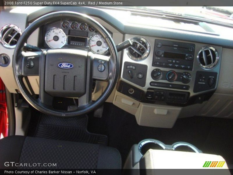 Dashboard of 2008 F250 Super Duty FX4 SuperCab 4x4