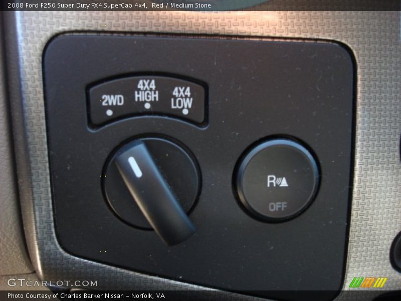 Controls of 2008 F250 Super Duty FX4 SuperCab 4x4