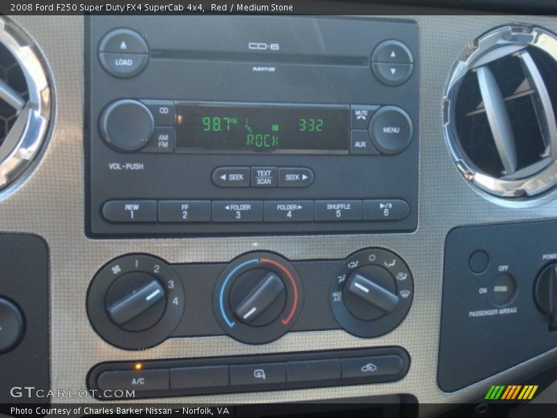 Red / Medium Stone 2008 Ford F250 Super Duty FX4 SuperCab 4x4