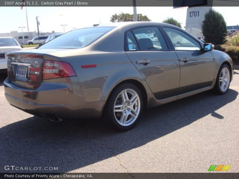 Carbon Gray Pearl / Ebony 2007 Acura TL 3.2