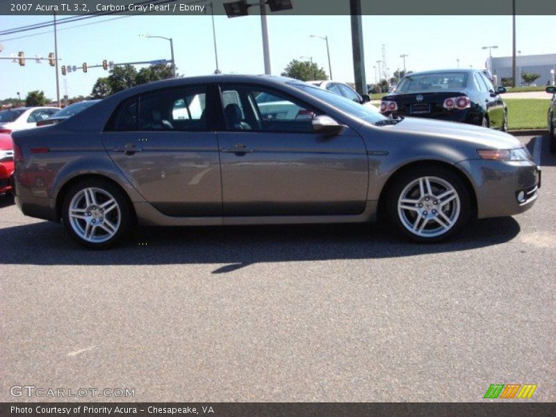 Carbon Gray Pearl / Ebony 2007 Acura TL 3.2