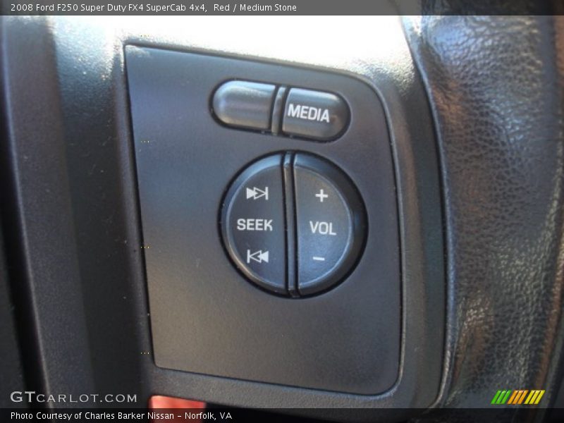 Controls of 2008 F250 Super Duty FX4 SuperCab 4x4