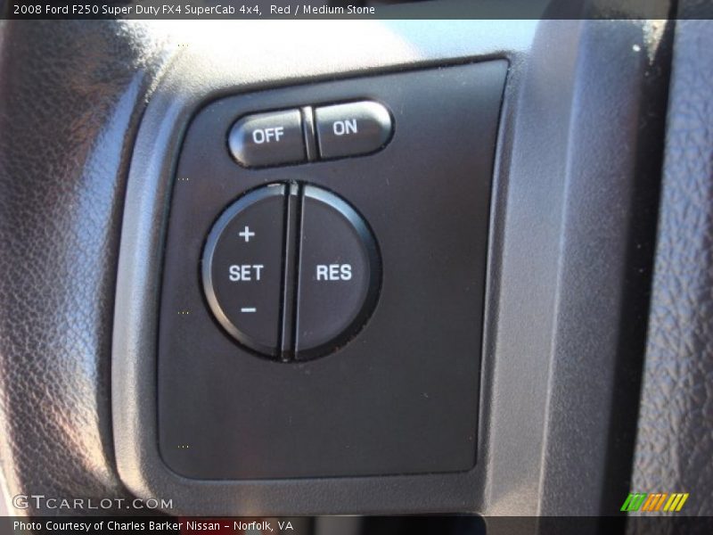 Controls of 2008 F250 Super Duty FX4 SuperCab 4x4