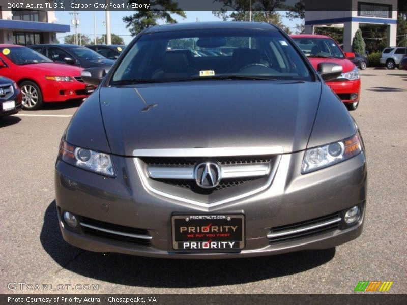 Carbon Gray Pearl / Ebony 2007 Acura TL 3.2