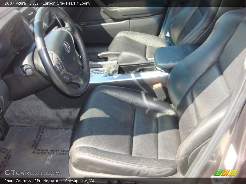 Carbon Gray Pearl / Ebony 2007 Acura TL 3.2