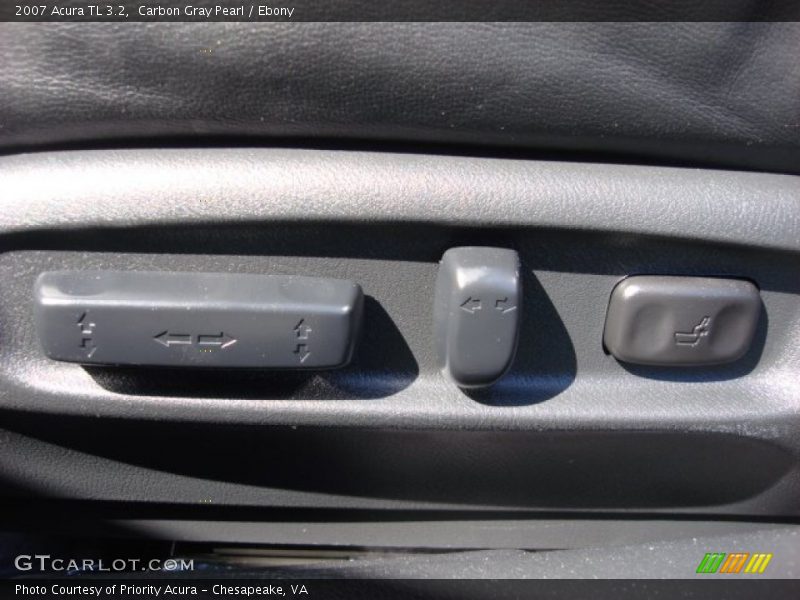 Carbon Gray Pearl / Ebony 2007 Acura TL 3.2