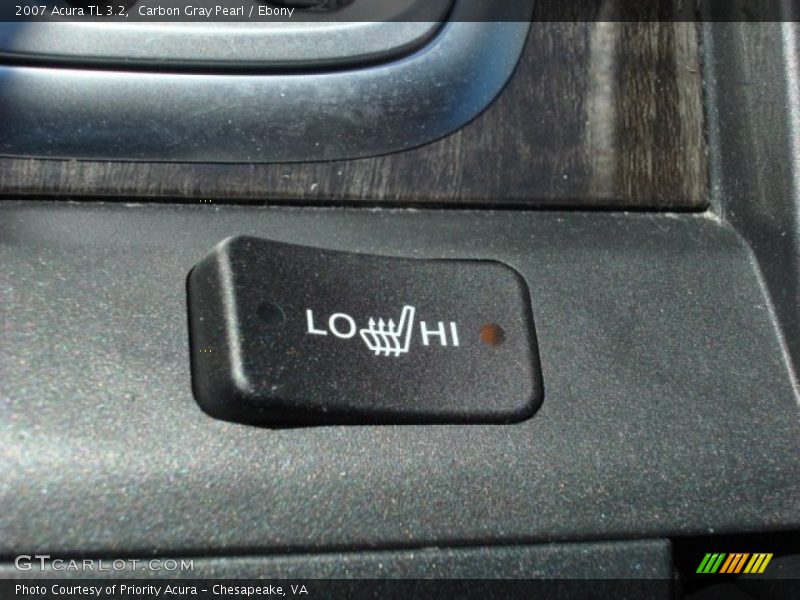 Carbon Gray Pearl / Ebony 2007 Acura TL 3.2