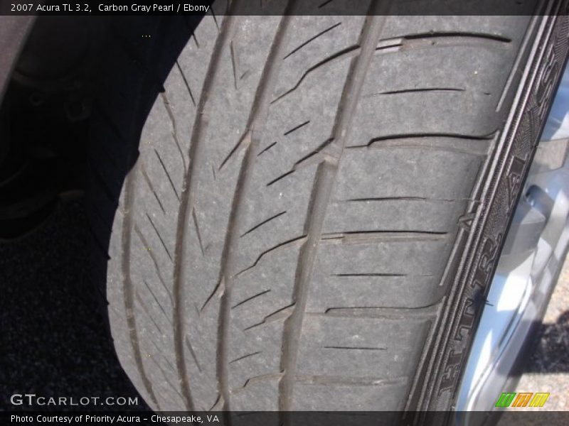Carbon Gray Pearl / Ebony 2007 Acura TL 3.2