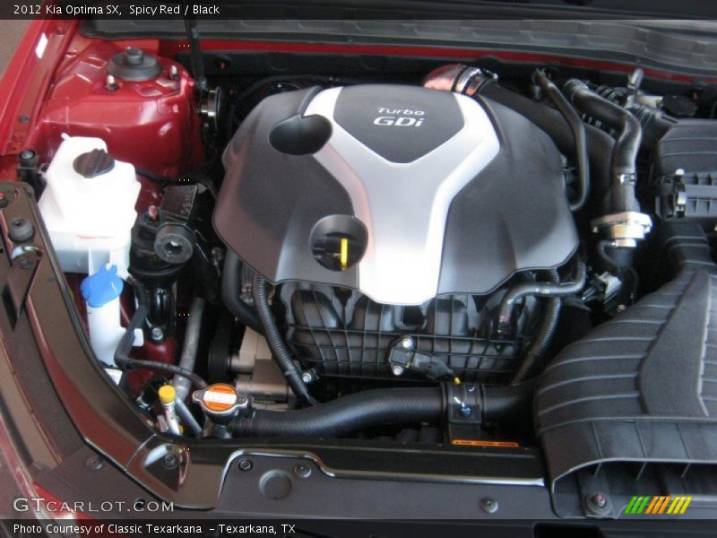  2012 Optima SX Engine - 2.0 Liter GDi Turbocharged DOHC 16-Valve VVT 4 Cylinder