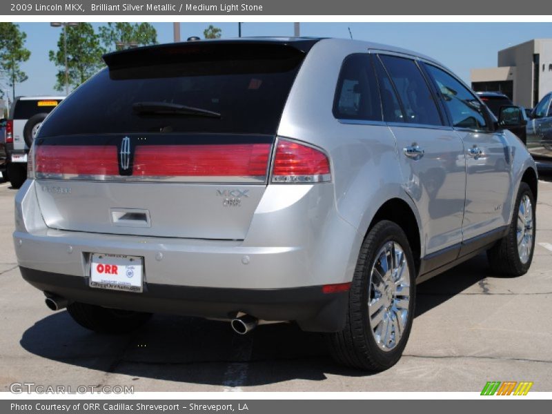 Brilliant Silver Metallic / Medium Light Stone 2009 Lincoln MKX