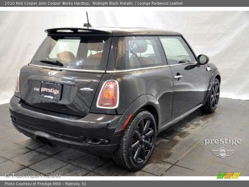 Midnight Black Metallic / Lounge Redwood Leather 2010 Mini Cooper John Cooper Works Hardtop