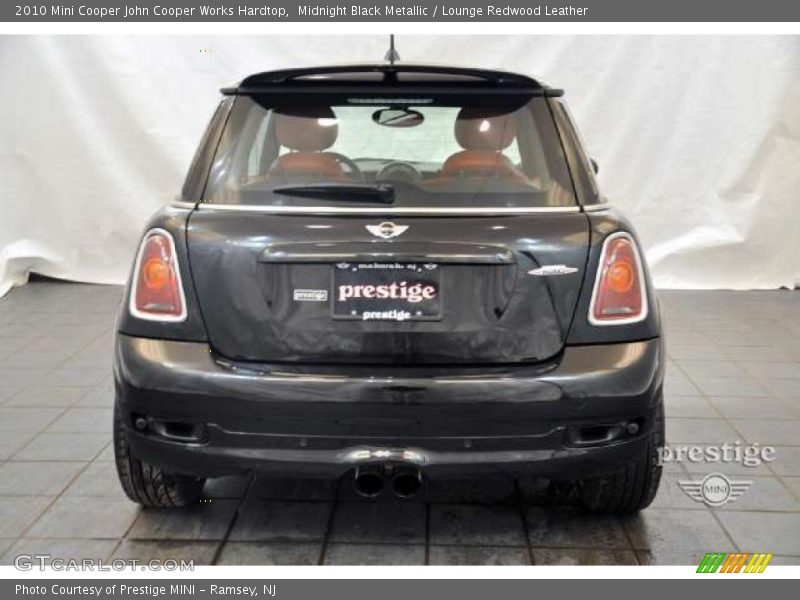 Midnight Black Metallic / Lounge Redwood Leather 2010 Mini Cooper John Cooper Works Hardtop