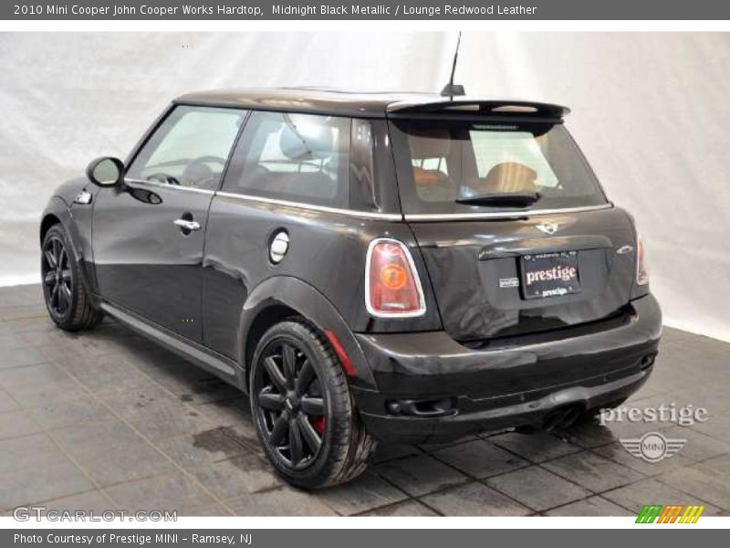 Midnight Black Metallic / Lounge Redwood Leather 2010 Mini Cooper John Cooper Works Hardtop