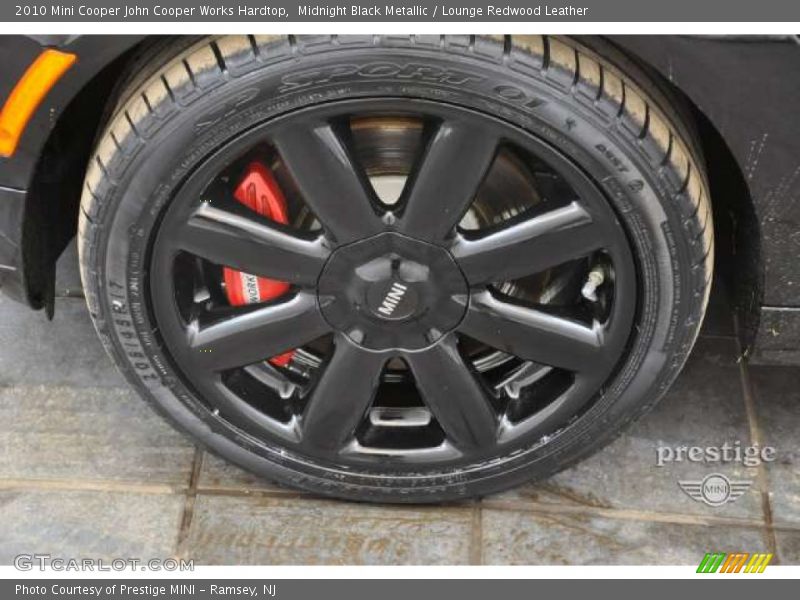 Midnight Black Metallic / Lounge Redwood Leather 2010 Mini Cooper John Cooper Works Hardtop