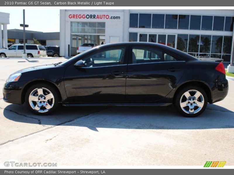 Carbon Black Metallic / Light Taupe 2010 Pontiac G6 GT Sedan