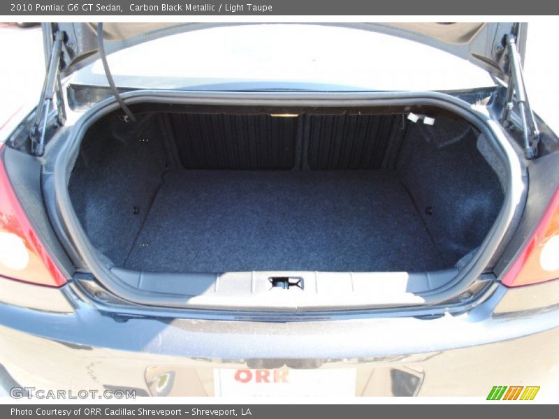 Carbon Black Metallic / Light Taupe 2010 Pontiac G6 GT Sedan