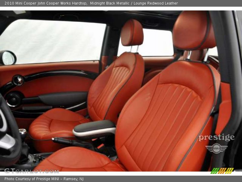 Midnight Black Metallic / Lounge Redwood Leather 2010 Mini Cooper John Cooper Works Hardtop