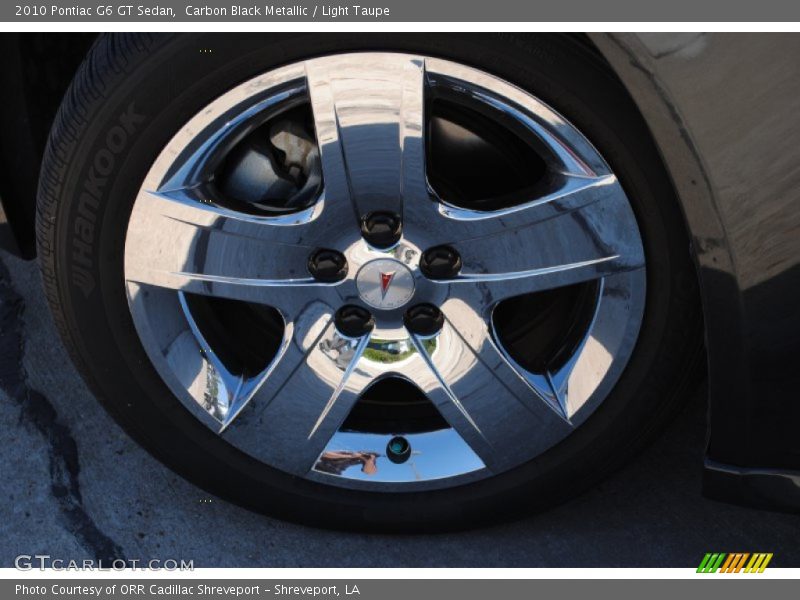 Carbon Black Metallic / Light Taupe 2010 Pontiac G6 GT Sedan