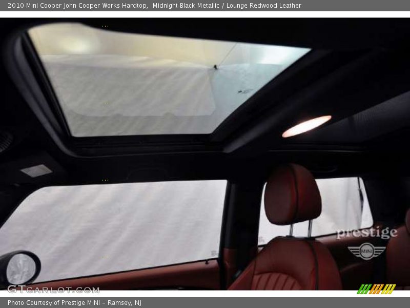 Midnight Black Metallic / Lounge Redwood Leather 2010 Mini Cooper John Cooper Works Hardtop