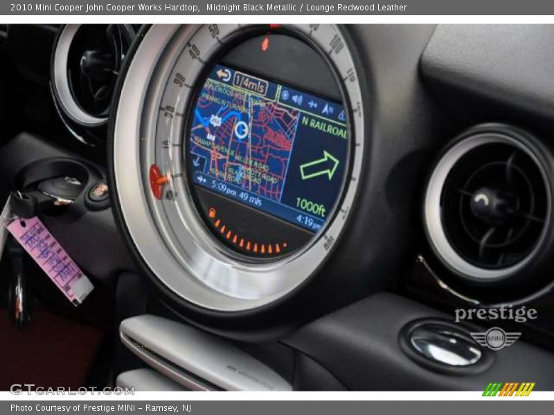 Midnight Black Metallic / Lounge Redwood Leather 2010 Mini Cooper John Cooper Works Hardtop