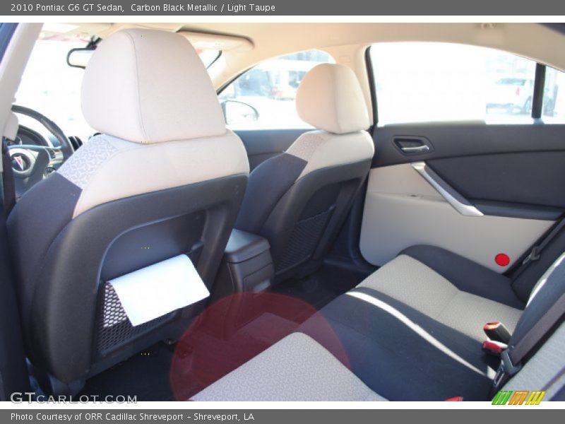 Carbon Black Metallic / Light Taupe 2010 Pontiac G6 GT Sedan