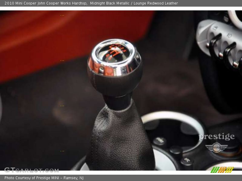 Midnight Black Metallic / Lounge Redwood Leather 2010 Mini Cooper John Cooper Works Hardtop