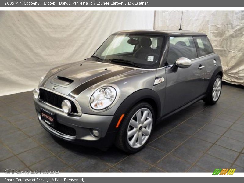 Dark Silver Metallic / Lounge Carbon Black Leather 2009 Mini Cooper S Hardtop