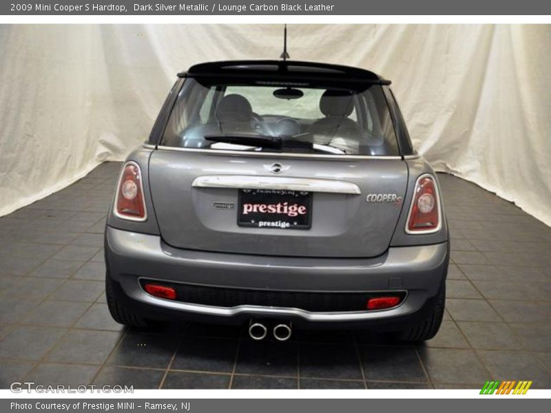 Dark Silver Metallic / Lounge Carbon Black Leather 2009 Mini Cooper S Hardtop