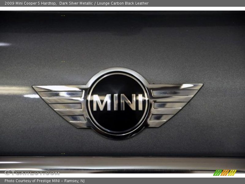 Dark Silver Metallic / Lounge Carbon Black Leather 2009 Mini Cooper S Hardtop