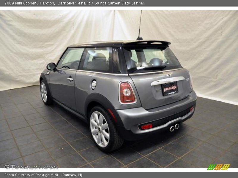 Dark Silver Metallic / Lounge Carbon Black Leather 2009 Mini Cooper S Hardtop